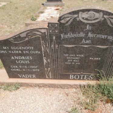 BOTES Andries Louis 1907-1975 & Maria Hendrika 1917-2006