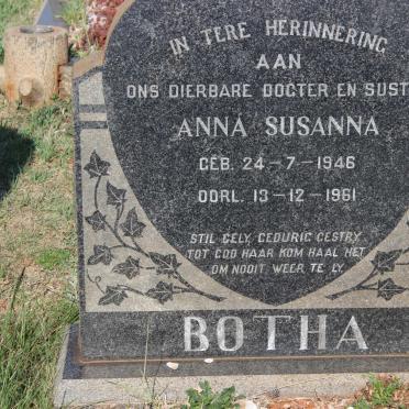 BOTHA Anna Susanna 1946-1961