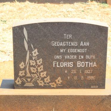 BOTHA Floris 1927-1980