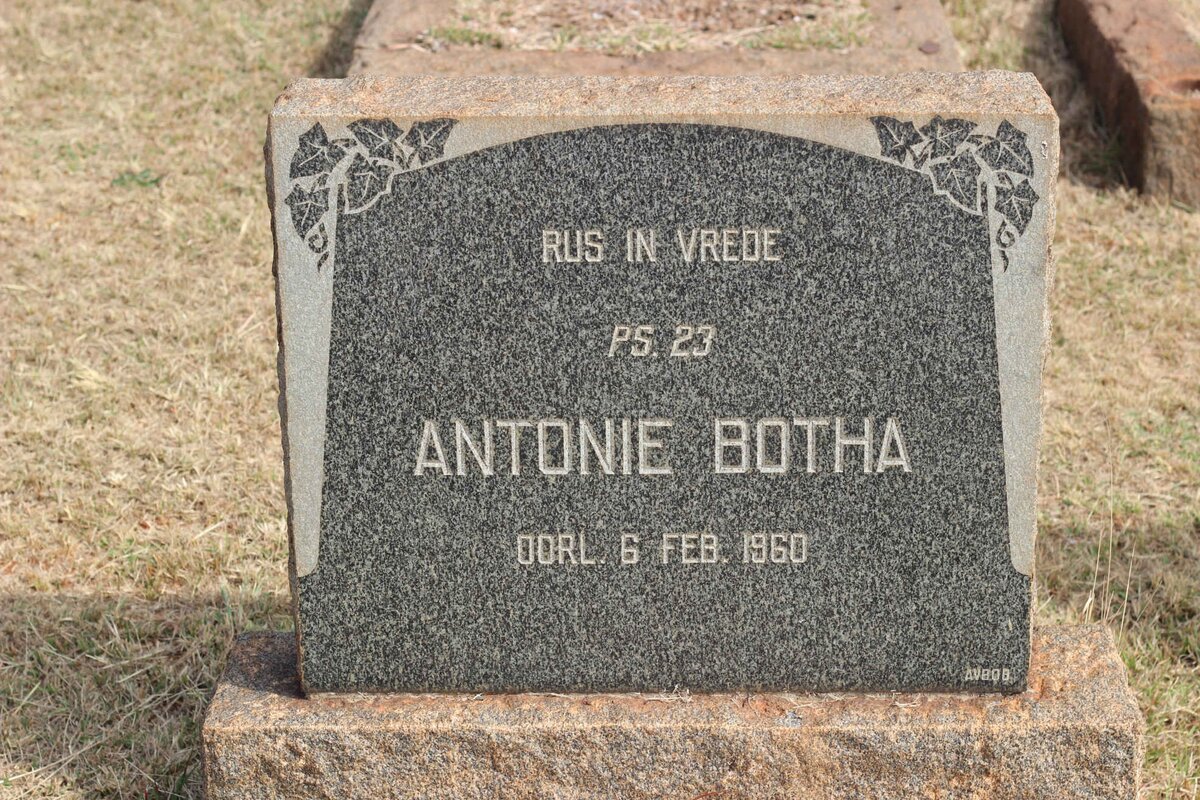 BOTHA Antonie -1960