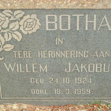 BOTHA Willem Jakobus 1924-1959