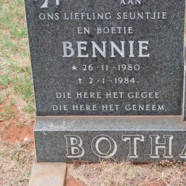 BOTHA Bennie 1980-1984