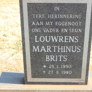 BRITS Louwrens Marthinus 1950-1980