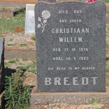 BREEDT Christiaan Willem 1876-1962