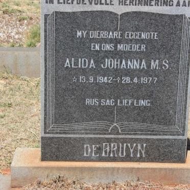 BRUYN Alida Johanna M.S., de 1942-1977