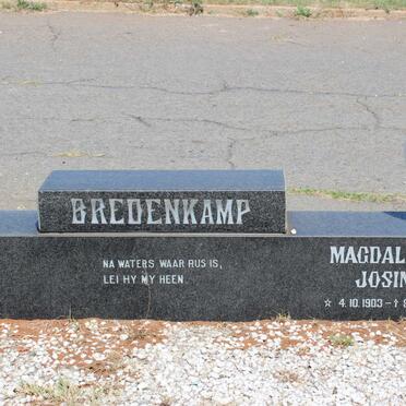 BREDENKAMP Francois Alwyn 1901-1973 &amp; Magdalena Josina 1903-1980