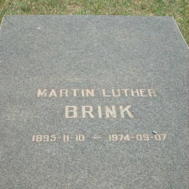 BRINK Martin Luther 1895-1974 & Johanna Catharina 1902-1974