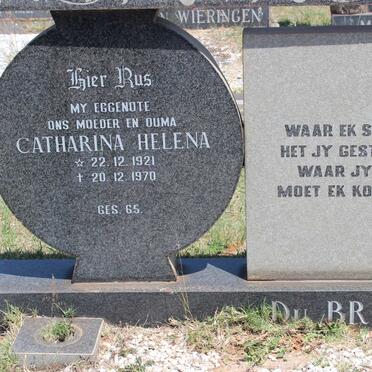 BRUIN Michael Olivier, du 1917-1990 &amp; Catharina Helena 1921-1970