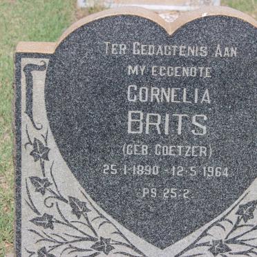 BRITS Cornelia nee COETZER 1890-1964