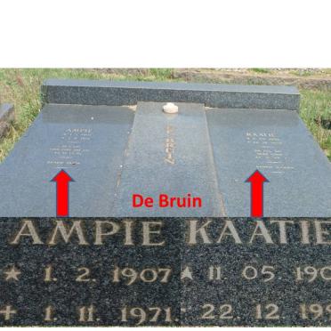 BRUIN Ampie, de 1907-1971 &amp; Kaatie 1906-1990