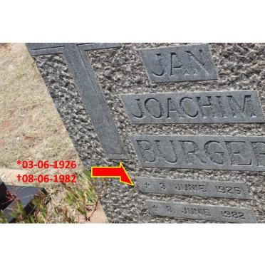 BURGER Jan Joachim 1926-1982