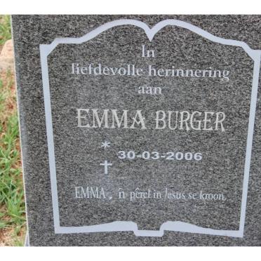 BURGER Emma 2006-2006
