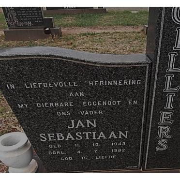 CILLIERS Jan Sebastiaan 1943-1982