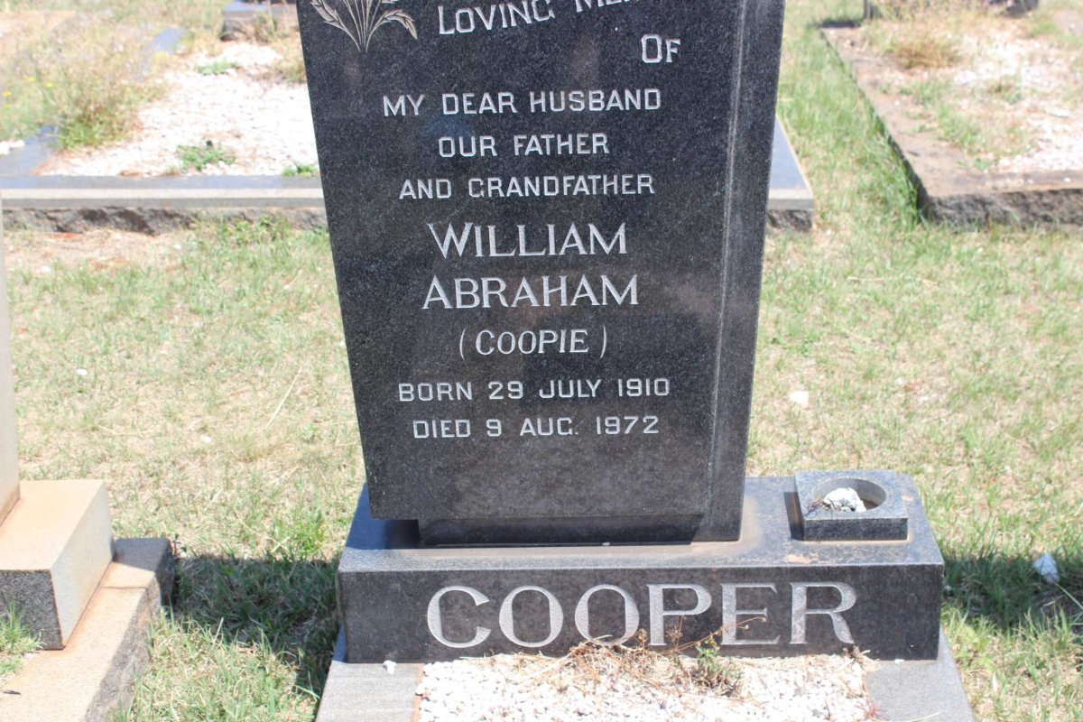 COOPER William Abraham 1910-1972