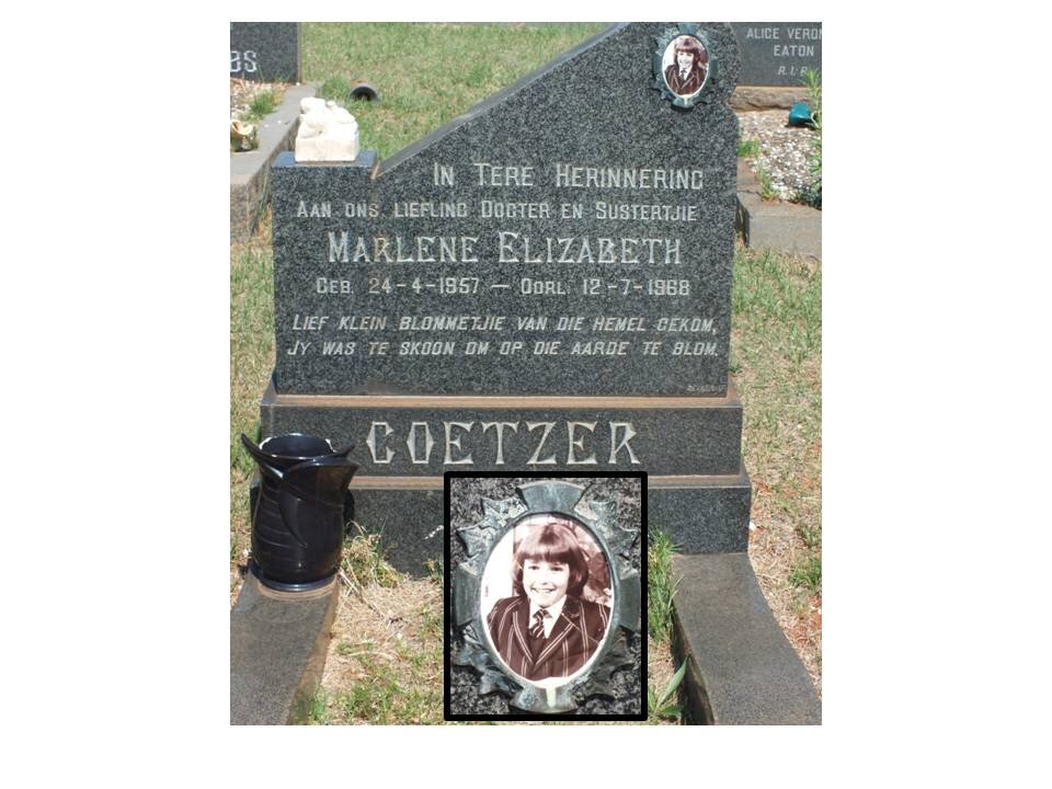COETZER Marlene Elizabeth 1957-1968
