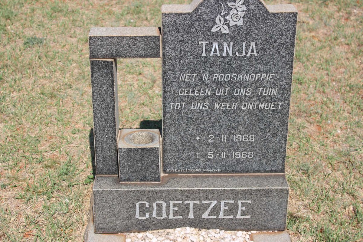 COETZEE Tanya 1968-1968