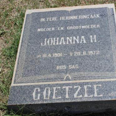 COETZEE Johanna H. 1901-1972