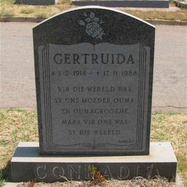 CONRADIE Gertruida 1914-1988