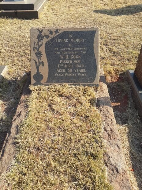 COCK W.D. -1949