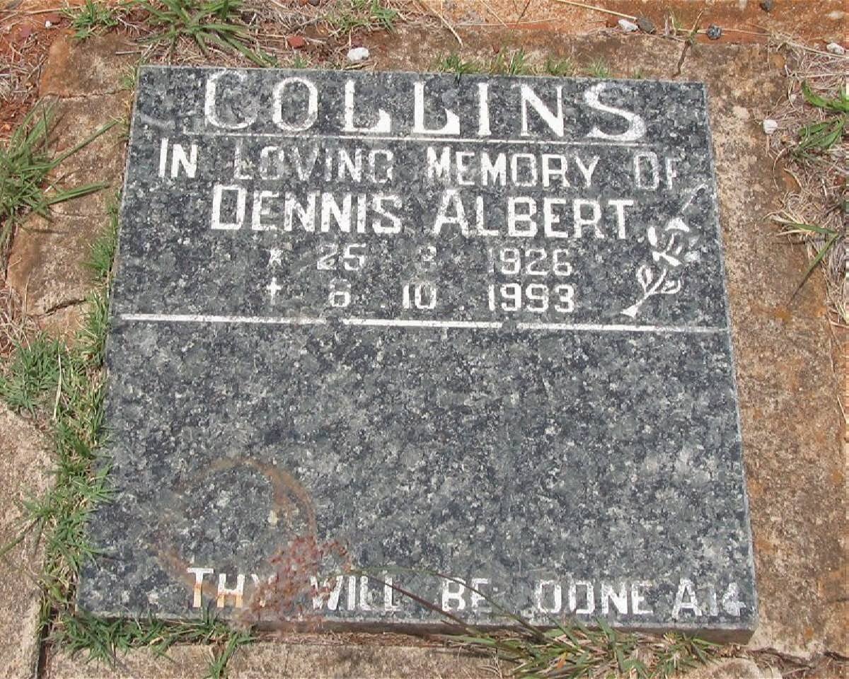 COLLINS Dennis Albert 1926-1993