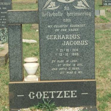 COETZEE Gerhardus Jacobus 1914-1966