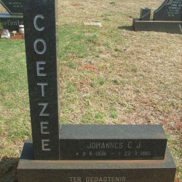 COETZEE Johannes C.J. 1936-1980