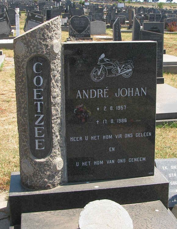 COETZEE André Johan 1957-1986