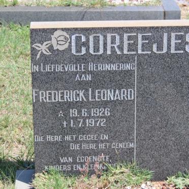 COREEJES Frederick Leonard 1926-1972