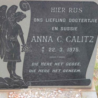 CALITZ Anna C. 1975-1975