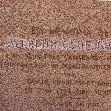 CANHA Alfredo G., de -1961