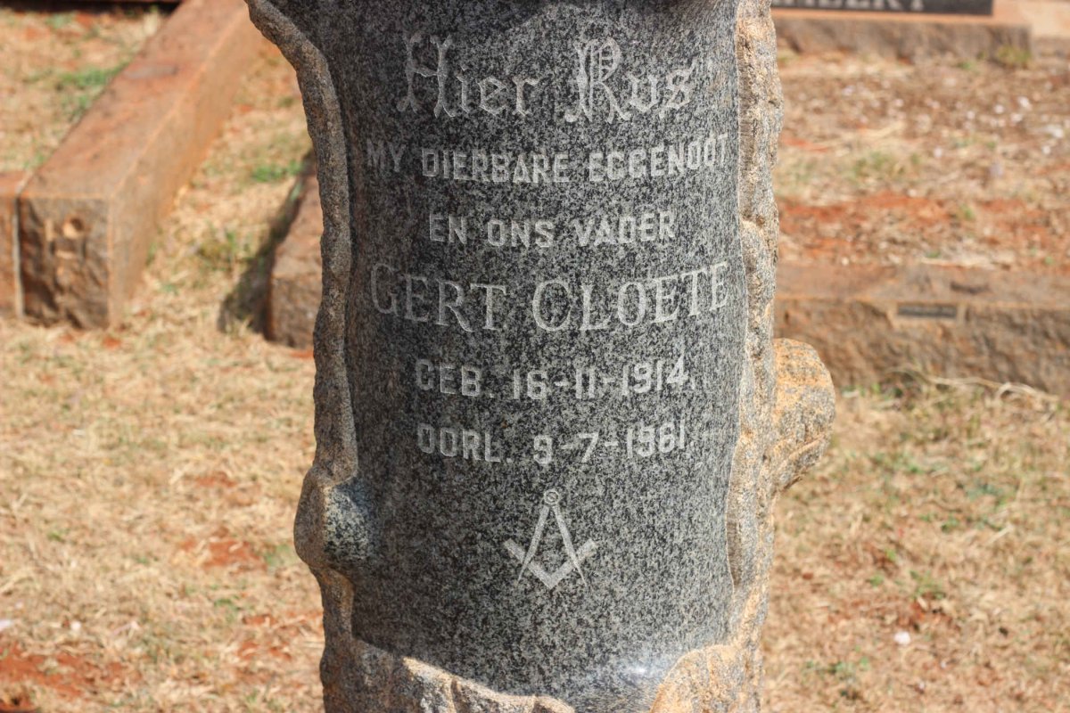 CLOETE Gert 1914-1961