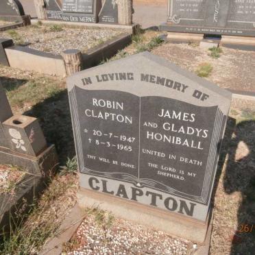 CLAPTON Robin 1947-1965 :: HONIBALL James &amp; Gladys