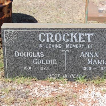 CROCKET Douglas Goldie 1901-1977 &amp; Anna Maria 1900-1985