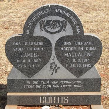 CURTIS James 1897-1971 &amp; Magdalene 1914-1965