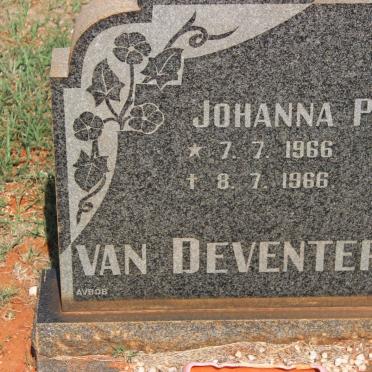 DEVENTER Johanna P., van 1966-1966