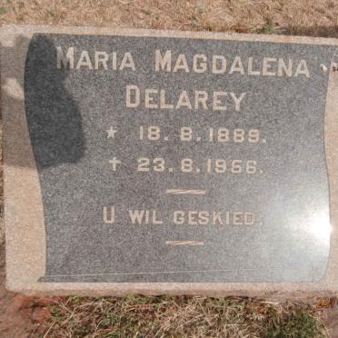 DELAREY Maria Magdalena 1889-1956