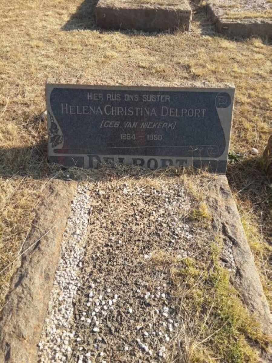 DELPORT Helena Christina nee VAN NIEKERK 1864-1950