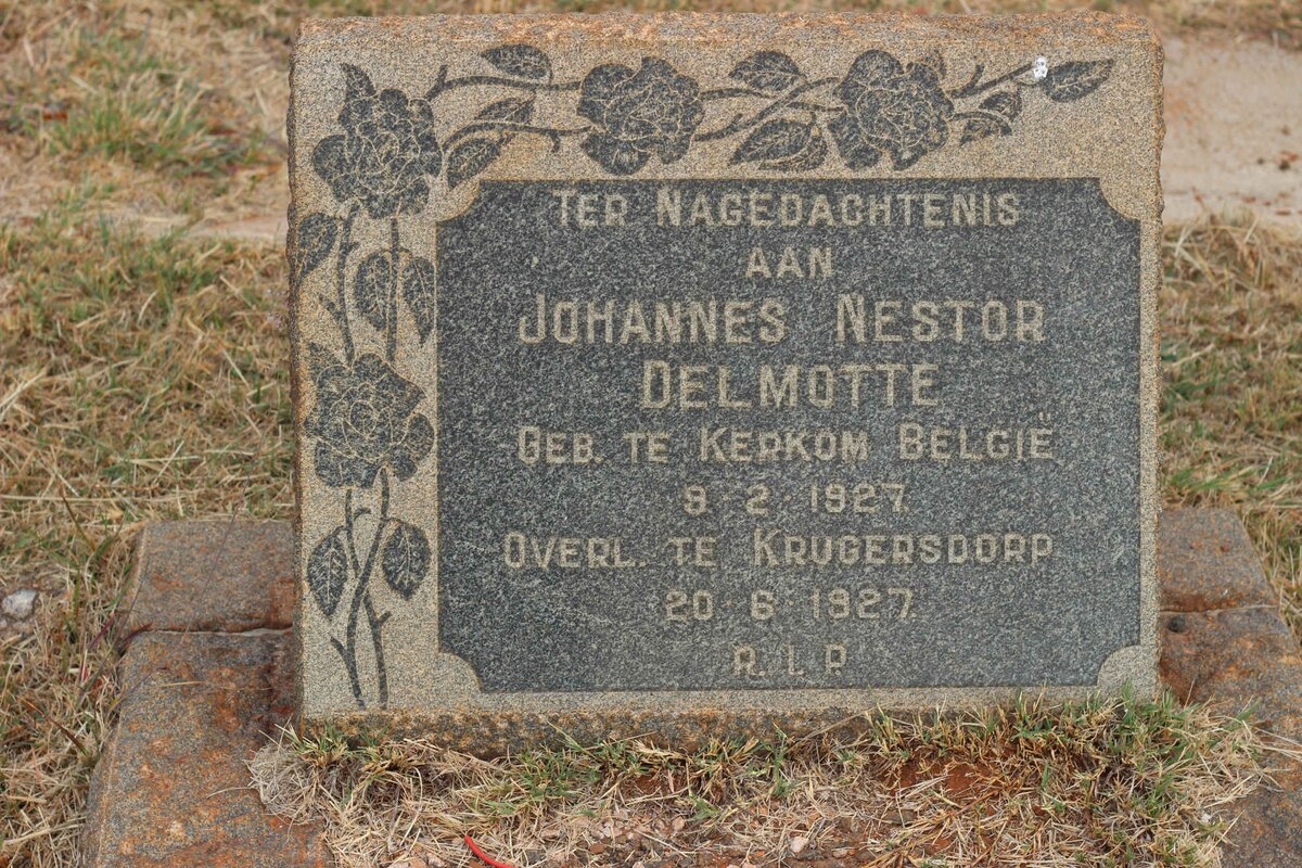 DELMOTTE Johannes Nestor 1927-1927