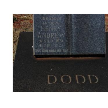 DODD Henry Andrew 1931-1977