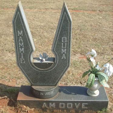 DOVE A.M. 1894-1977