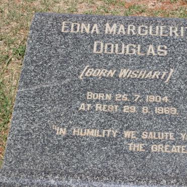 DOUGLAS Edna Marguerite nee WISHART 1904-1969