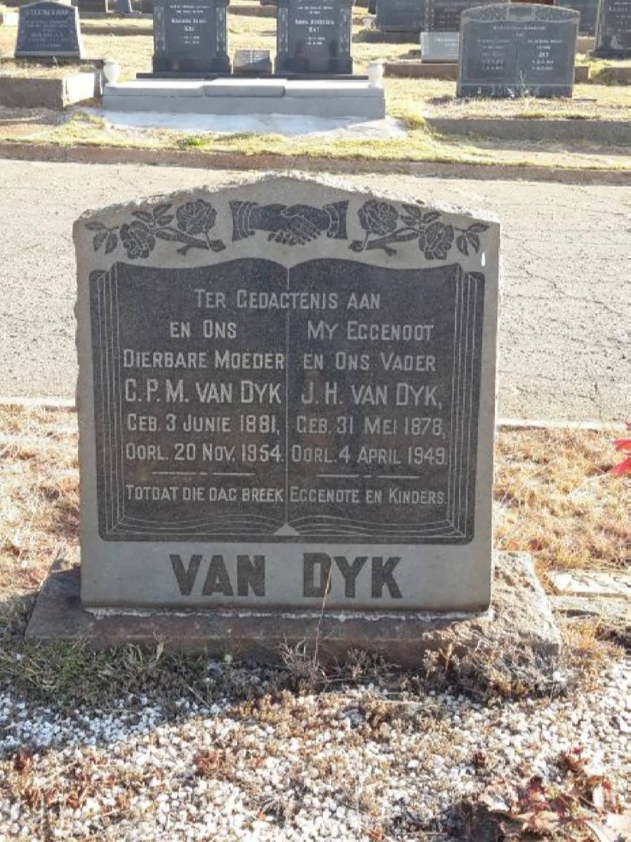 DYK J.H., van 1878-1949 &amp; C.P.M. 1881-1954