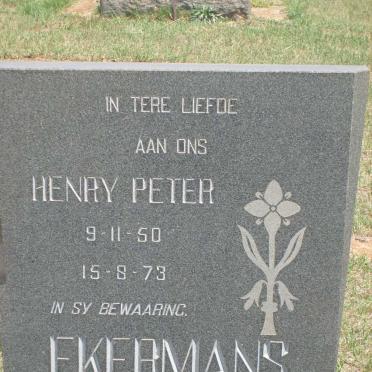 EKERMANS Henry Peter 1950-1973