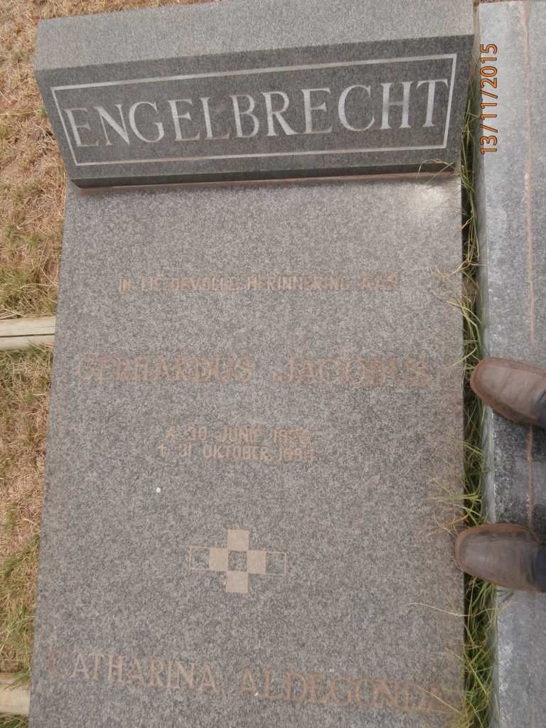 ENGELBRECHT Gerhardus Jacobus 19??-199?