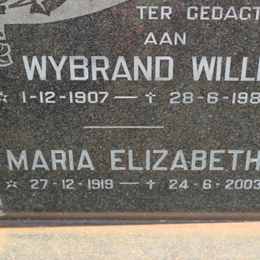 ERASMUS Wybrand Willem 1907-1981 &amp; Maria Elizabeth 1919-2003 :: ERASMUS Christoffel 1950-2005