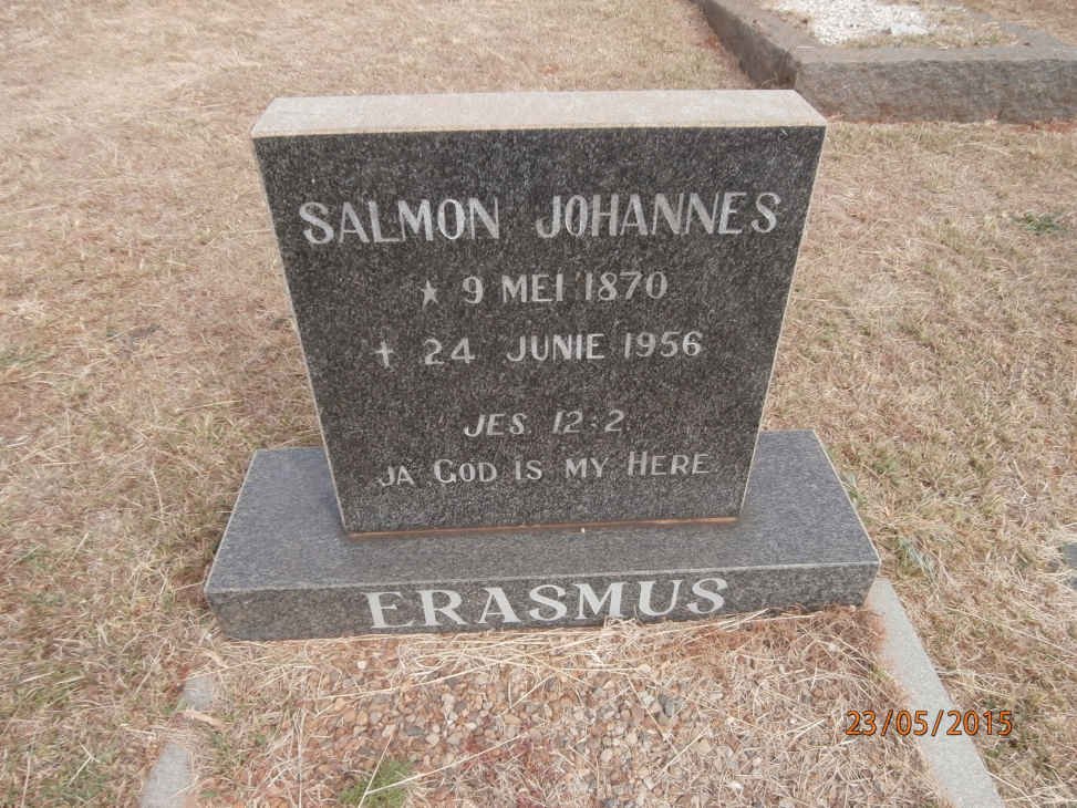 ERASMUS Salmon Johannes 1870-1956
