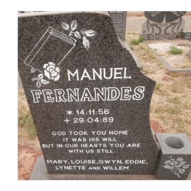 FERNANDES Manuel 1956-1989