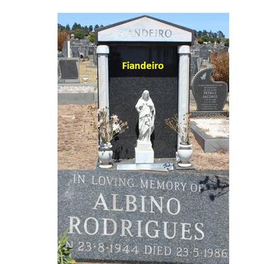 FIANDEIRO Albino Rodrigues 1944-1986