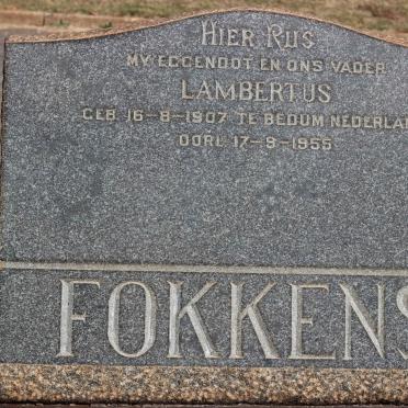 FOKKENS Lambertus 1907-1955