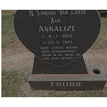 FOURIE Annalize 1959-1987